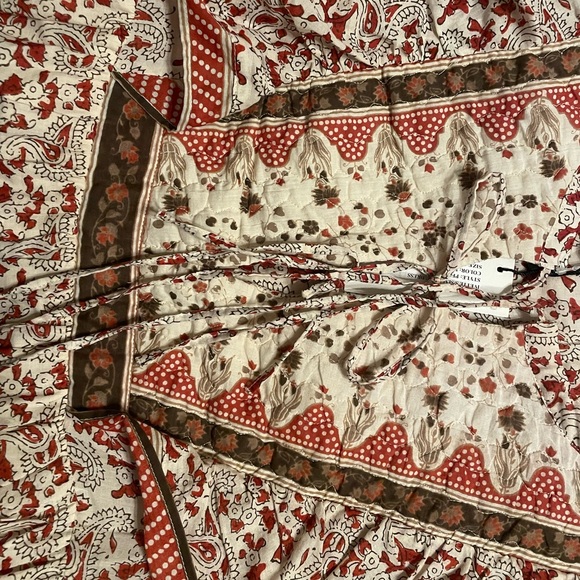 SEA Ivette Tiered Printed Cotton Mini Dress - Picture 4 of 6